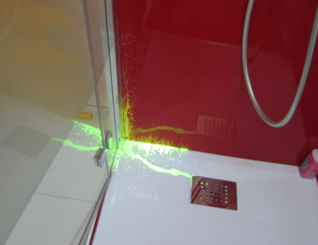 recherche de fuite par colorant Fluorescéine