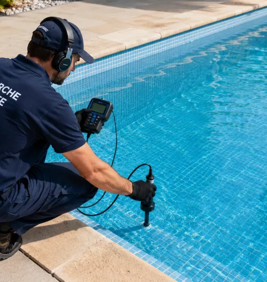 recherche de fuite piscine